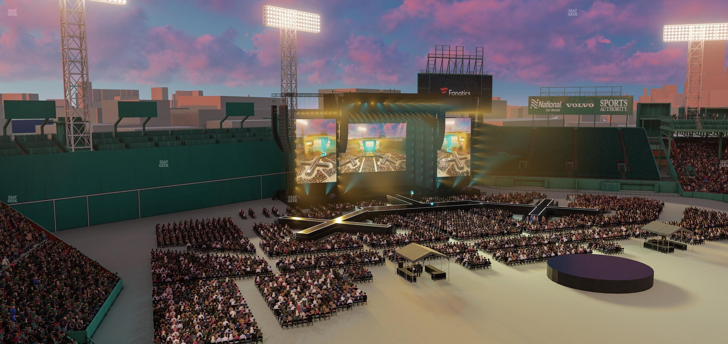 Fenway Park - Section Aura Club 5 Seat View