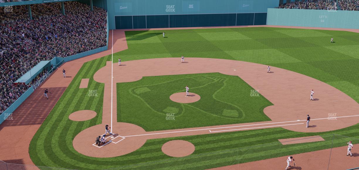 Fenway Park - Section Aura Pavilion 1 Seat View