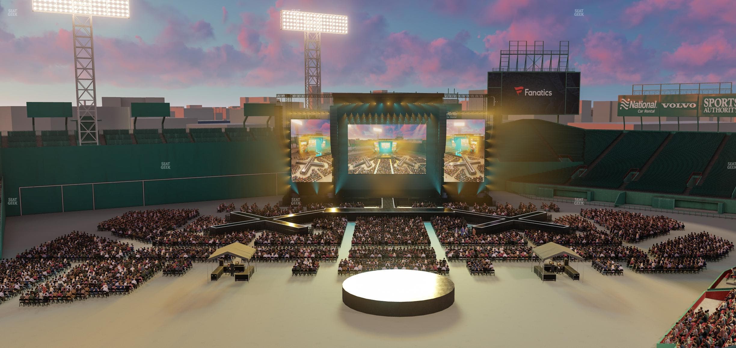 Fenway Park - Section Aura Pavilion 1 Seat View