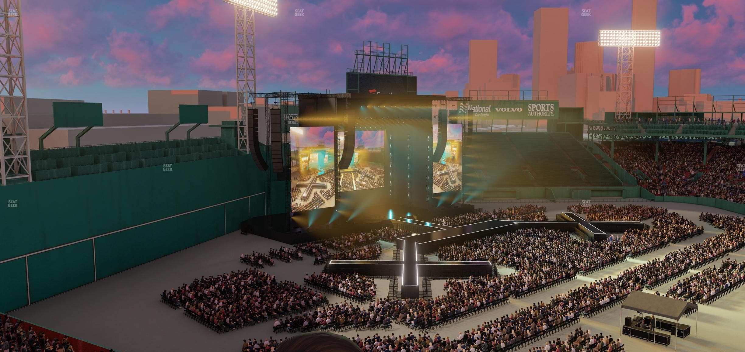 Fenway Park - Section Aura Pavilion 10 Seat View