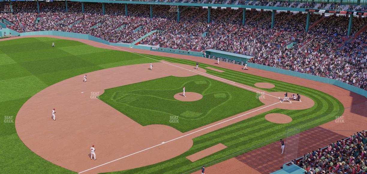 Fenway Park - Section Aura Pavilion 12 Seat View