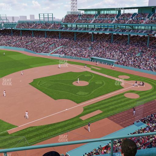 Fenway Park - Section Aura Pavilion 12 Seat View