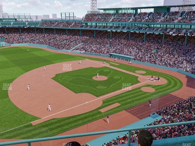 Fenway Park - Section Aura Pavilion 12 Seat View
