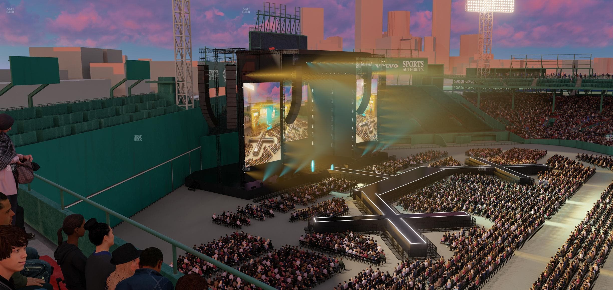 Fenway Park - Section Aura Pavilion 14 Seat View