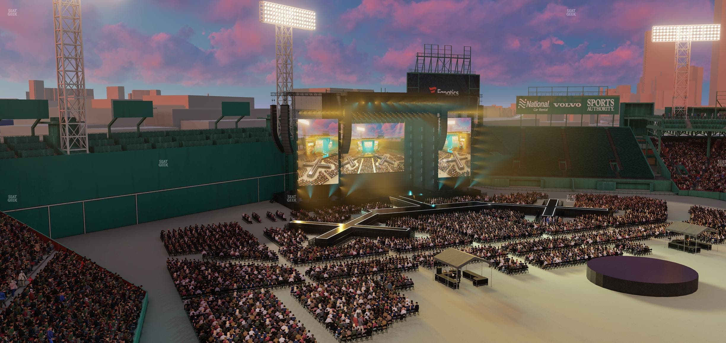 Fenway Park - Section Aura Pavilion 2 Seat View