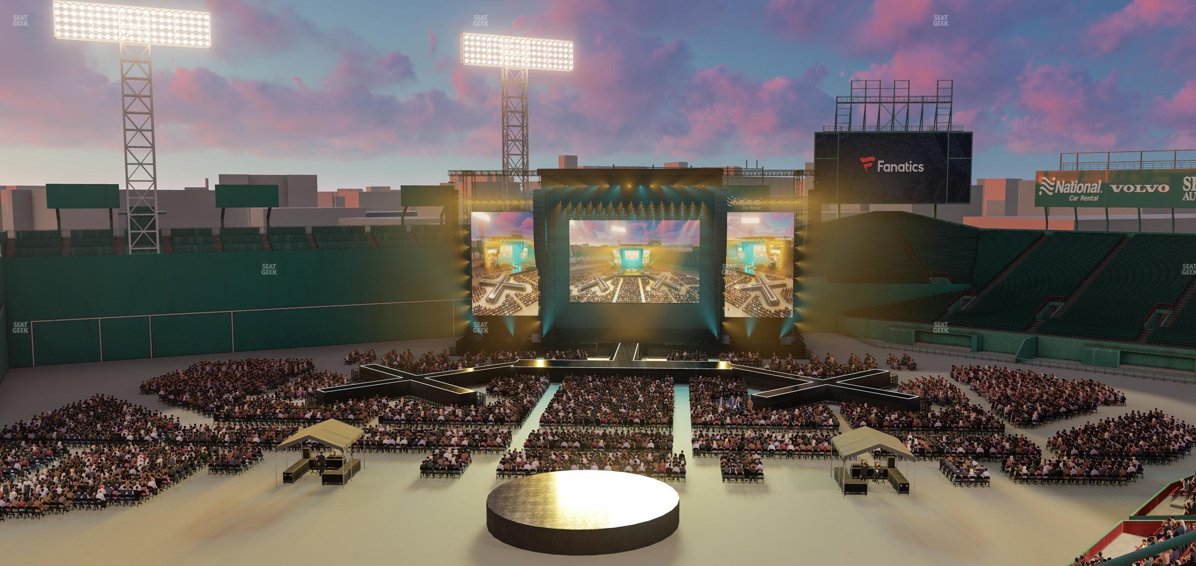 Fenway Park - Section Aura Pavilion 3 Seat View