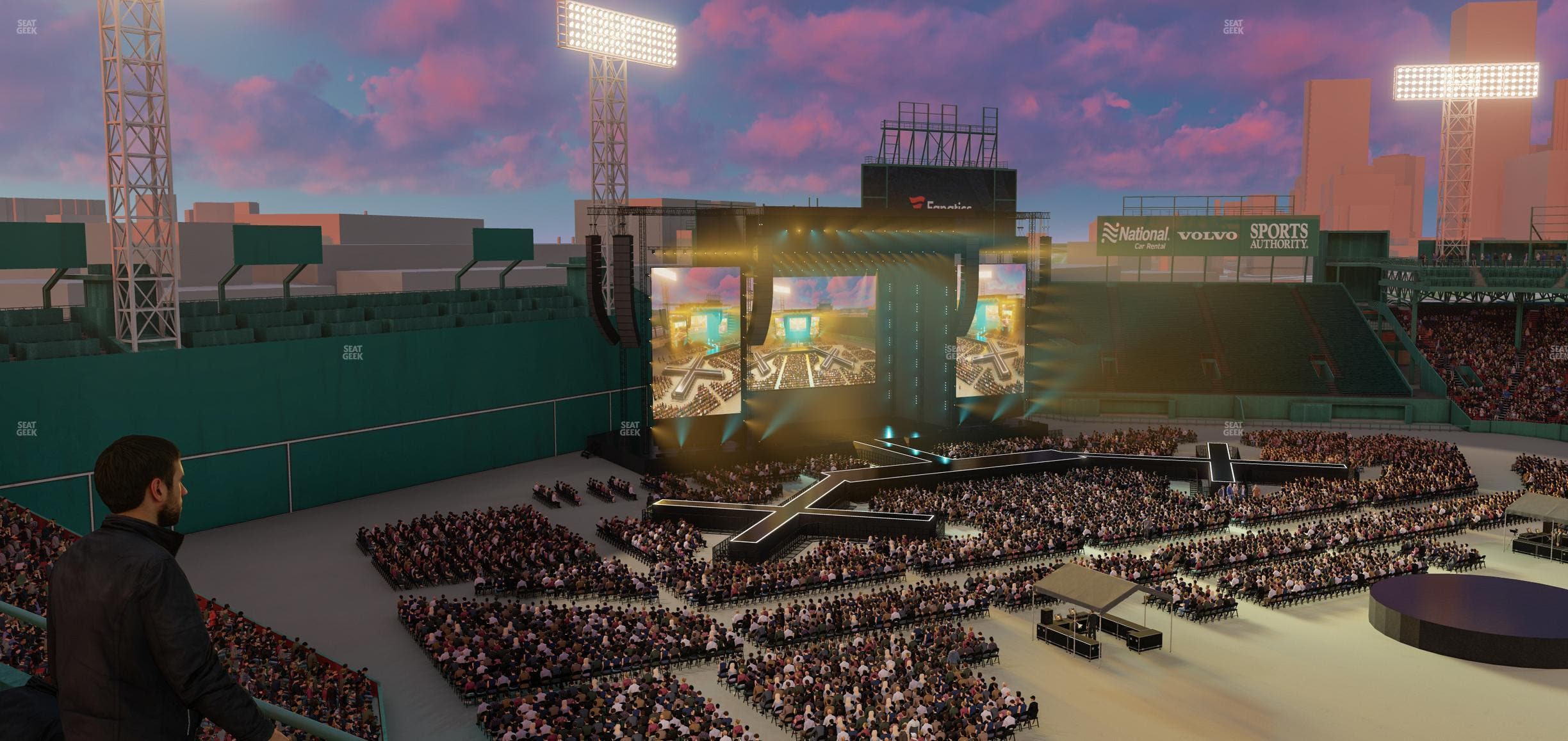 Fenway Park - Section Aura Pavilion 4 Seat View