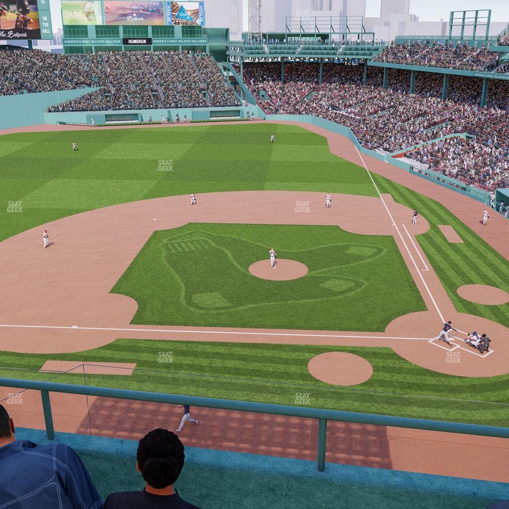 Fenway Park - Section Aura Pavilion 4 Seat View