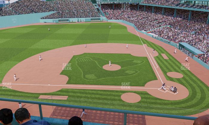 Fenway Park - Section Aura Pavilion 4 Seat View