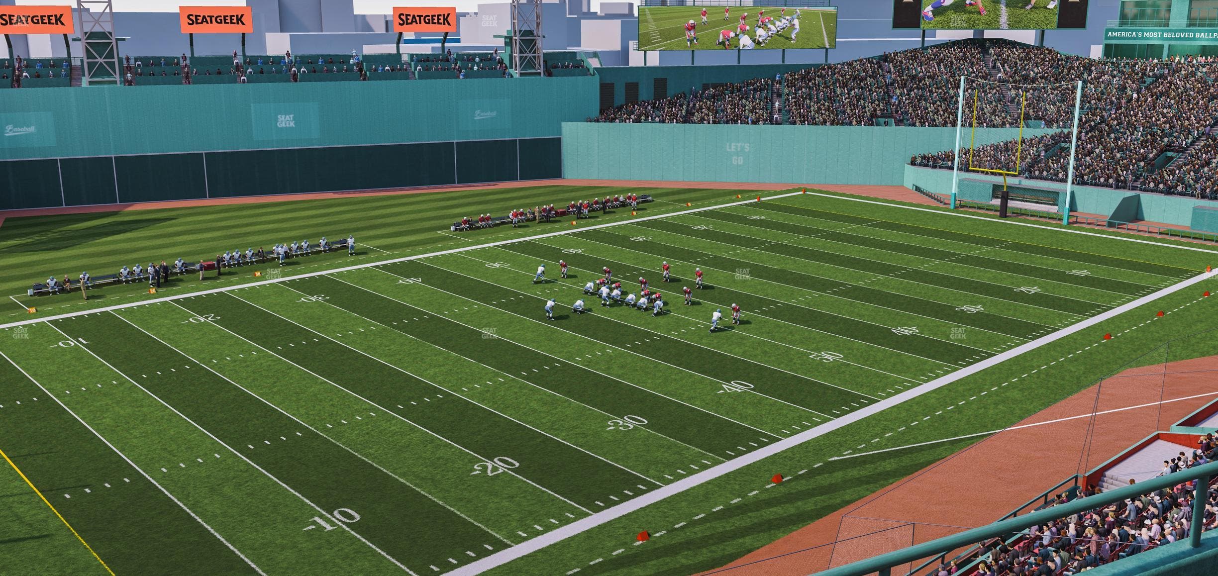 Fenway Park - Section Aura Pavilion 5 Seat View