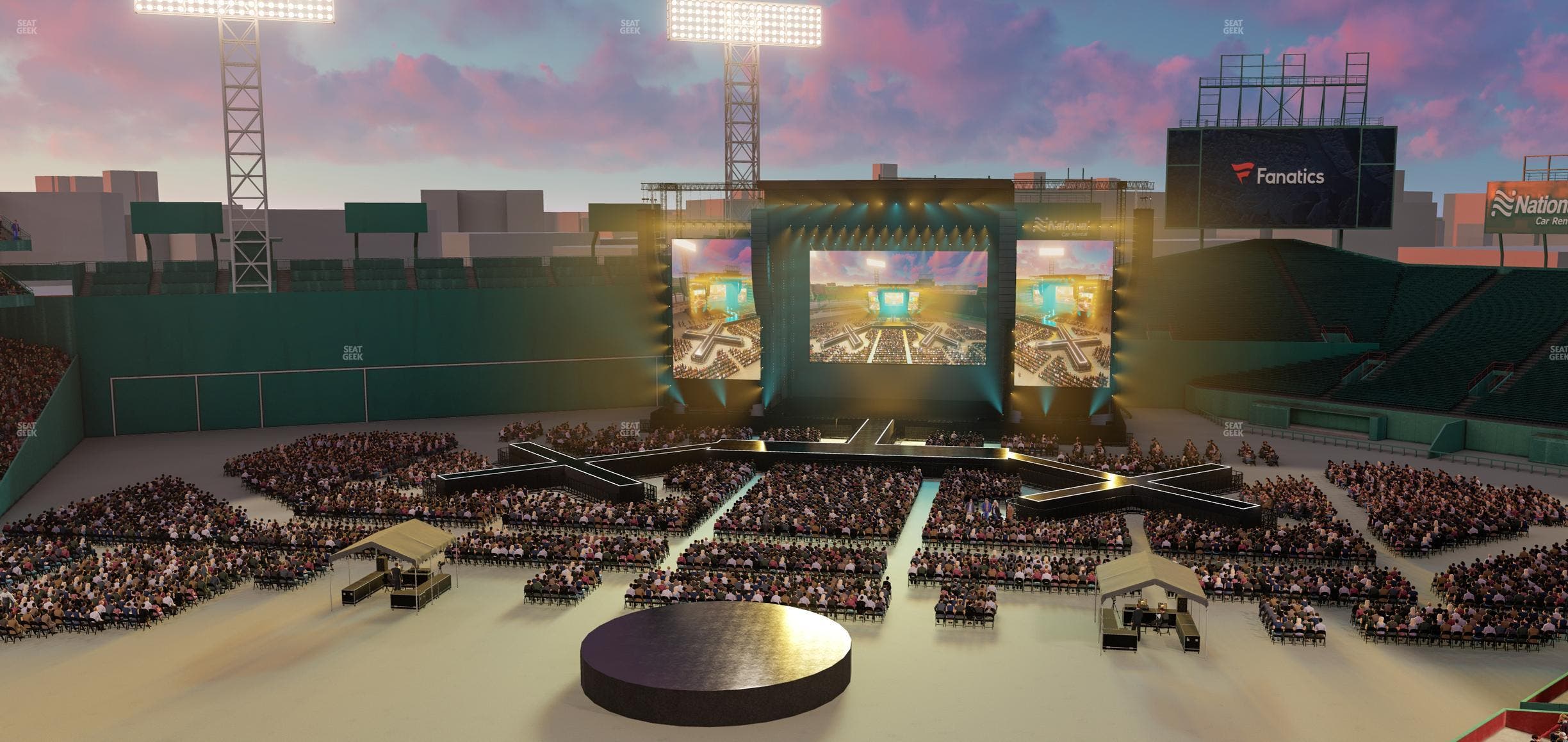 Fenway Park - Section Aura Pavilion 5 Seat View