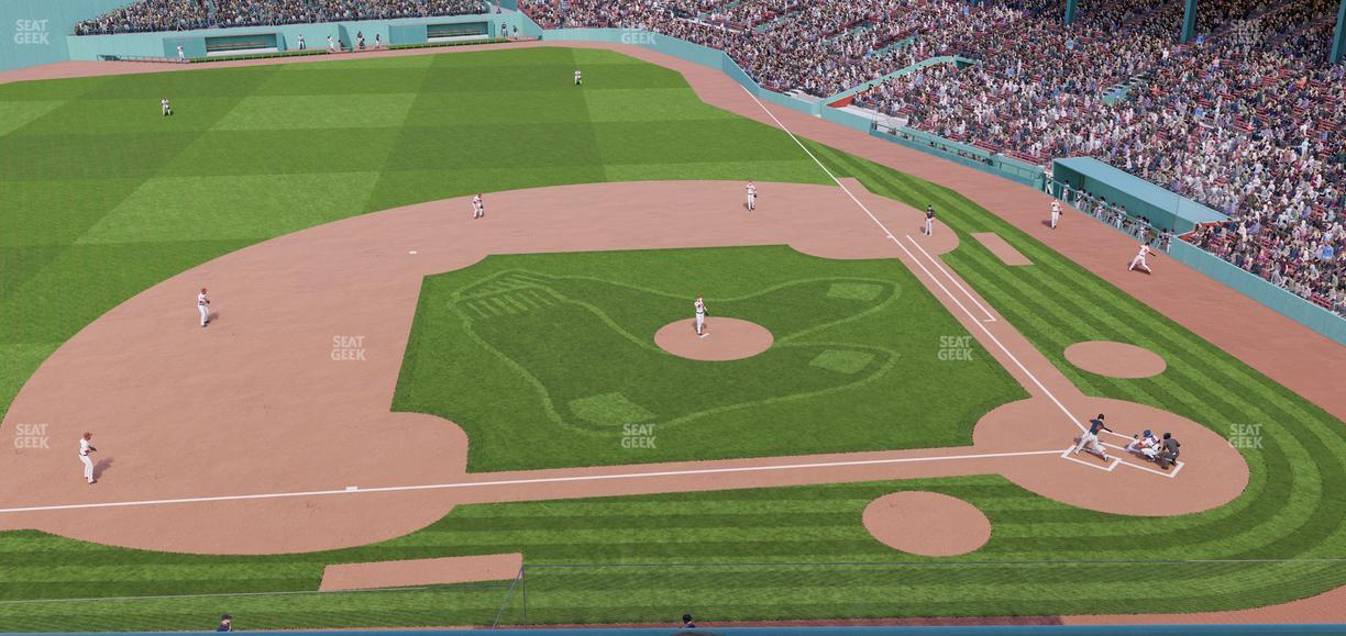 Fenway Park - Section Aura Pavilion 6 Seat View