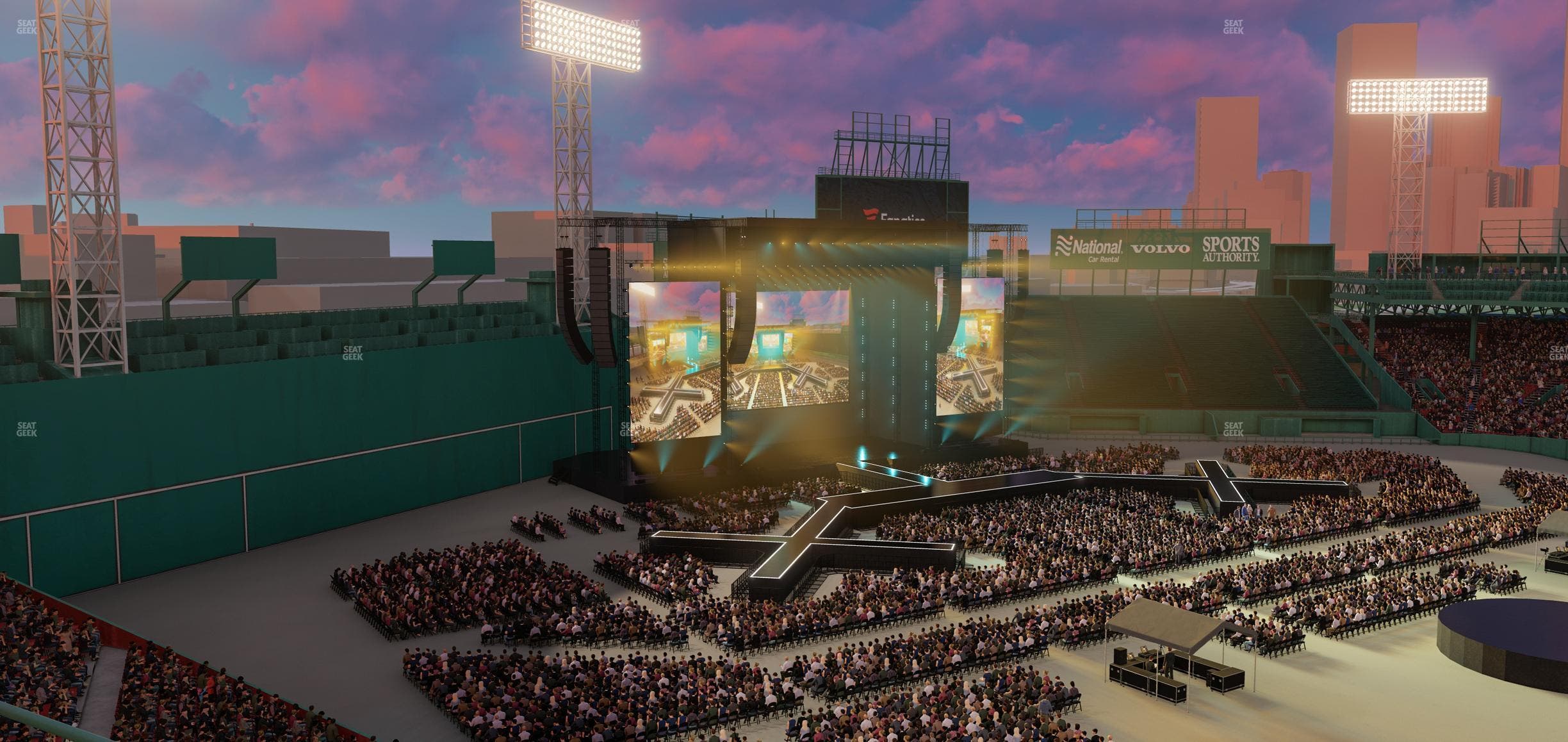 Fenway Park - Section Aura Pavilion 6 Seat View