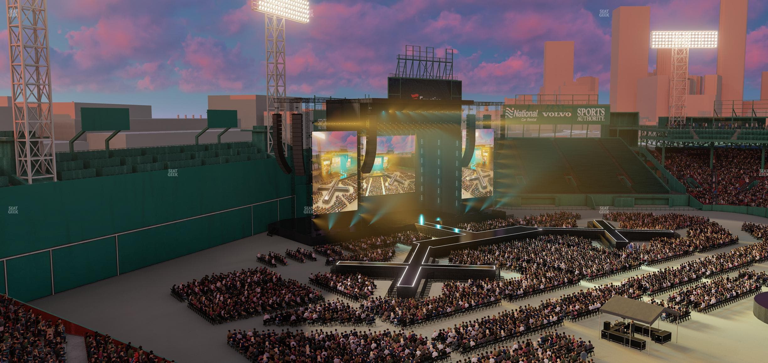 Fenway Park - Section Aura Pavilion 8 Seat View