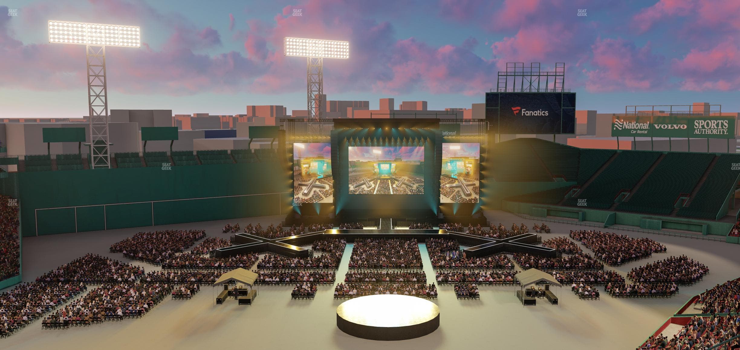 Fenway Park - Section Aura Pavilion Box 1 Seat View