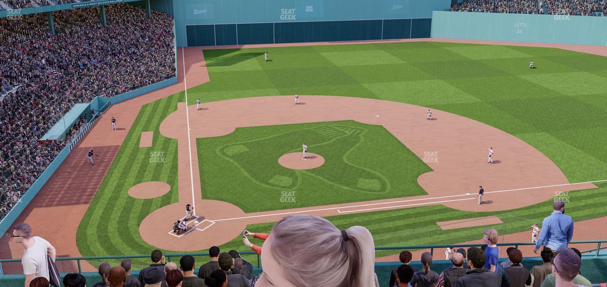 Fenway Park - Section Aura Pavilion Box 1 Seat View