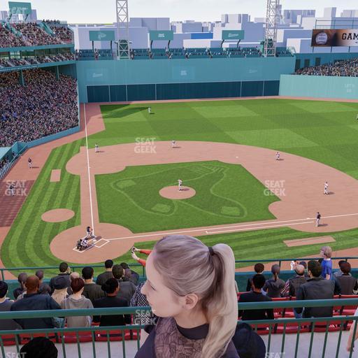 Fenway Park - Section Aura Pavilion Box 1 Seat View