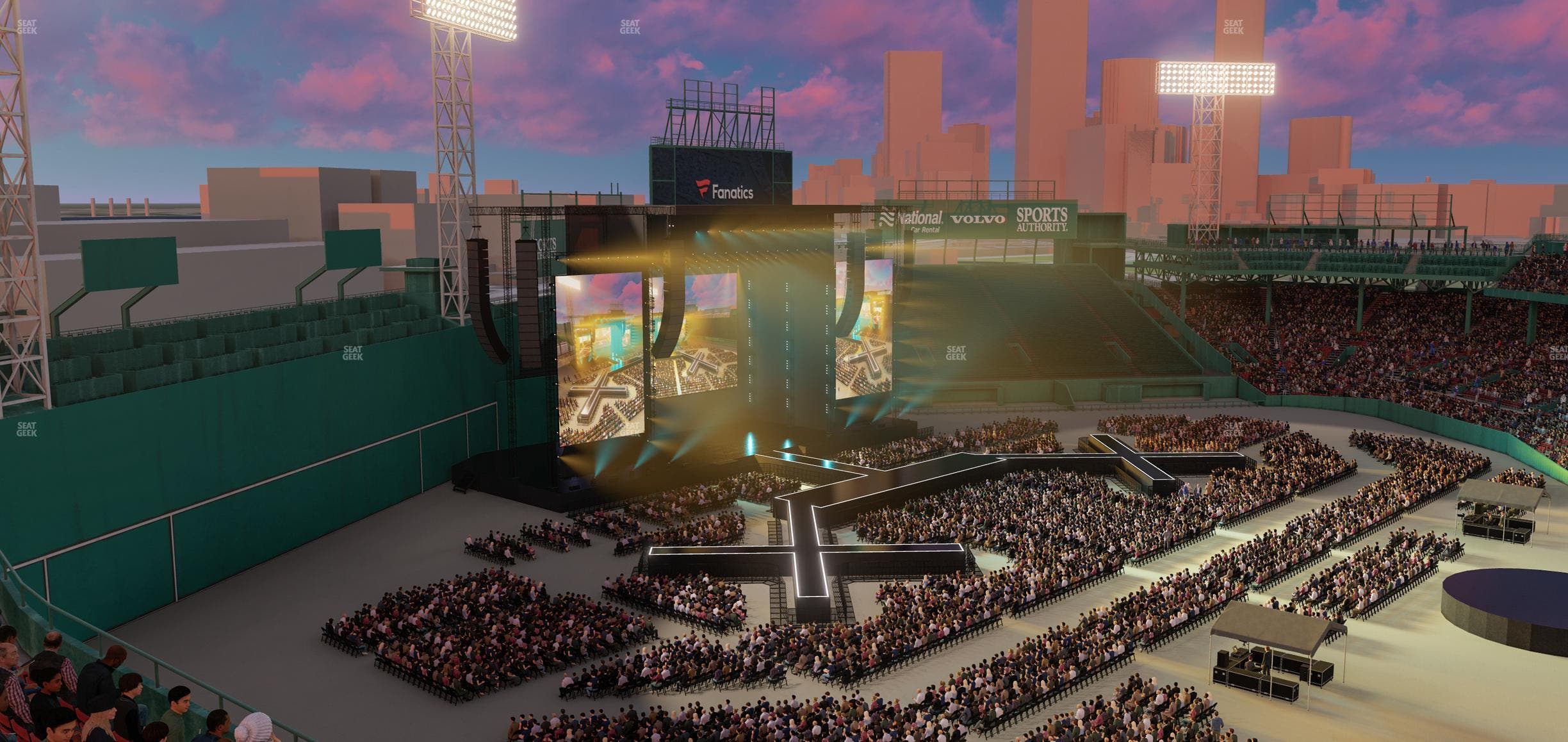 Fenway Park - Section Aura Pavilion Box 10 Seat View