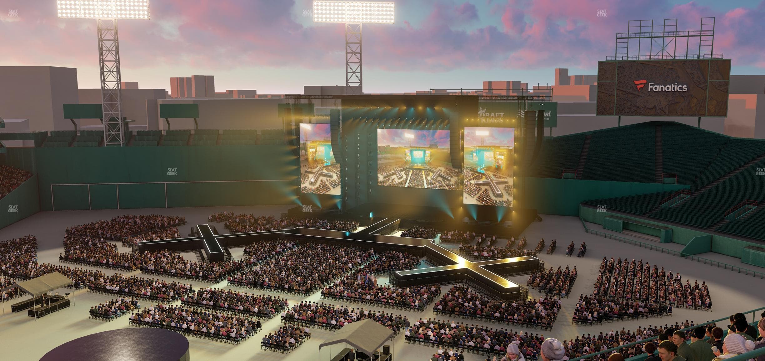 Fenway Park - Section Aura Pavilion Box 11 Seat View