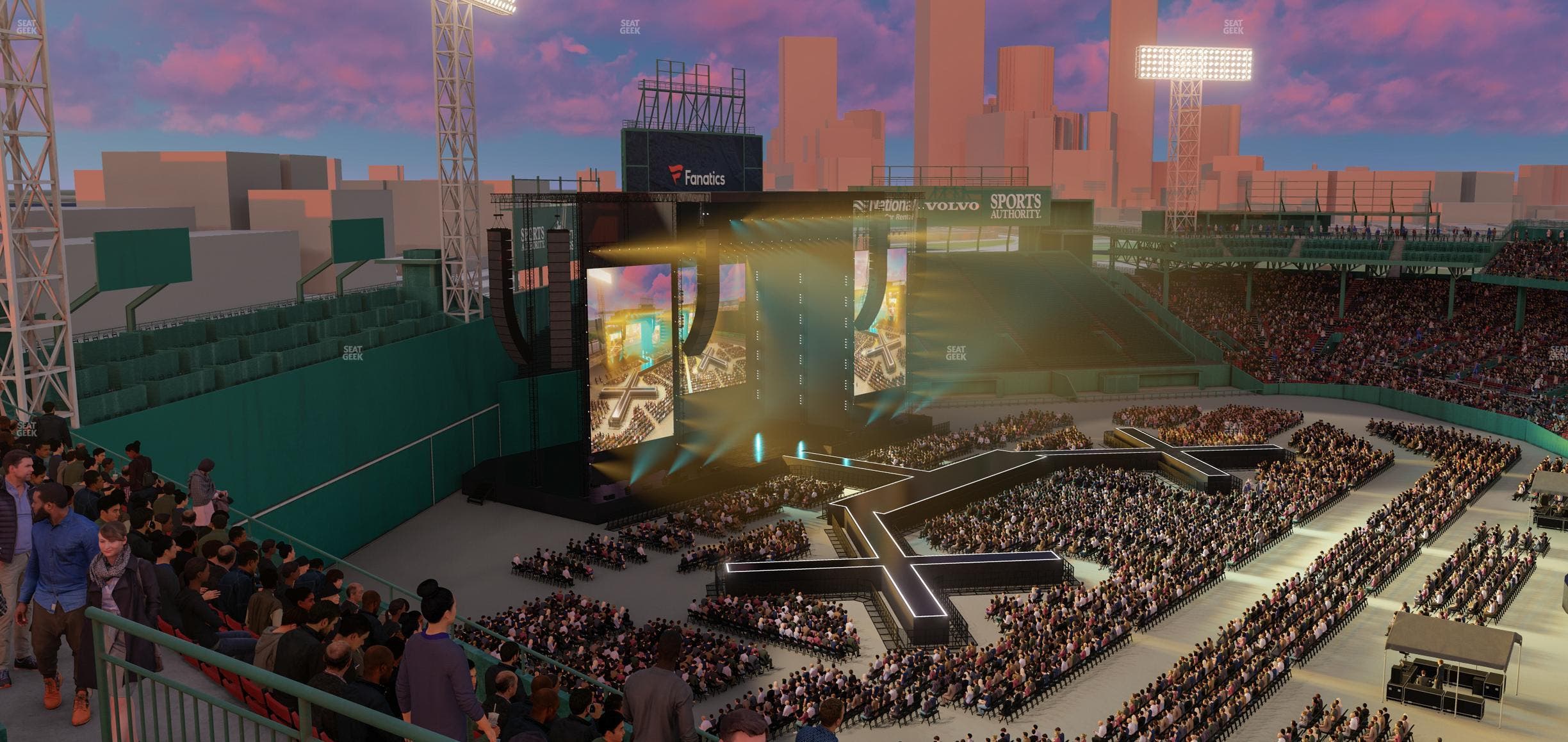 Fenway Park - Section Aura Pavilion Box 12 Seat View