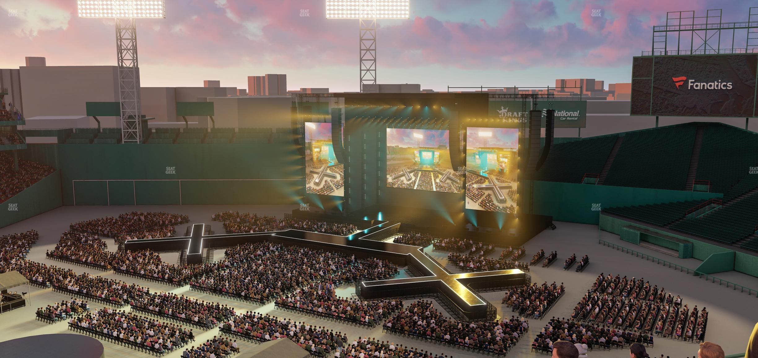 Fenway Park - Section Aura Pavilion Box 13 Seat View