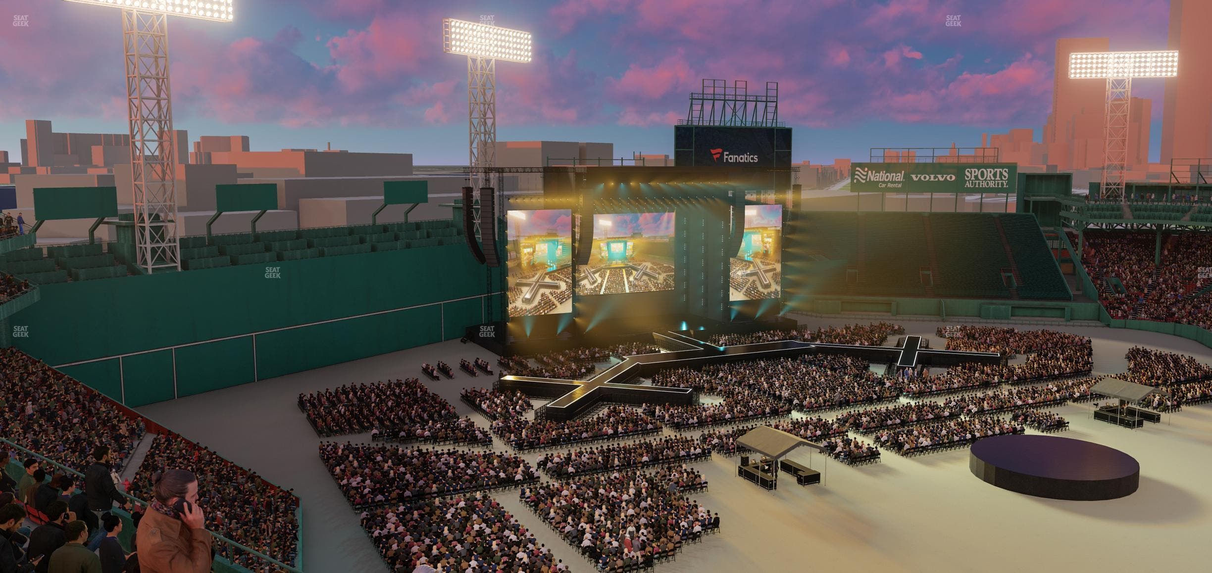 Fenway Park - Section Aura Pavilion Box 2 Seat View
