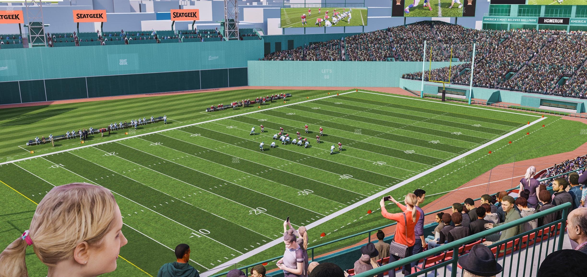 Fenway Park - Section Aura Pavilion Box 3 Seat View