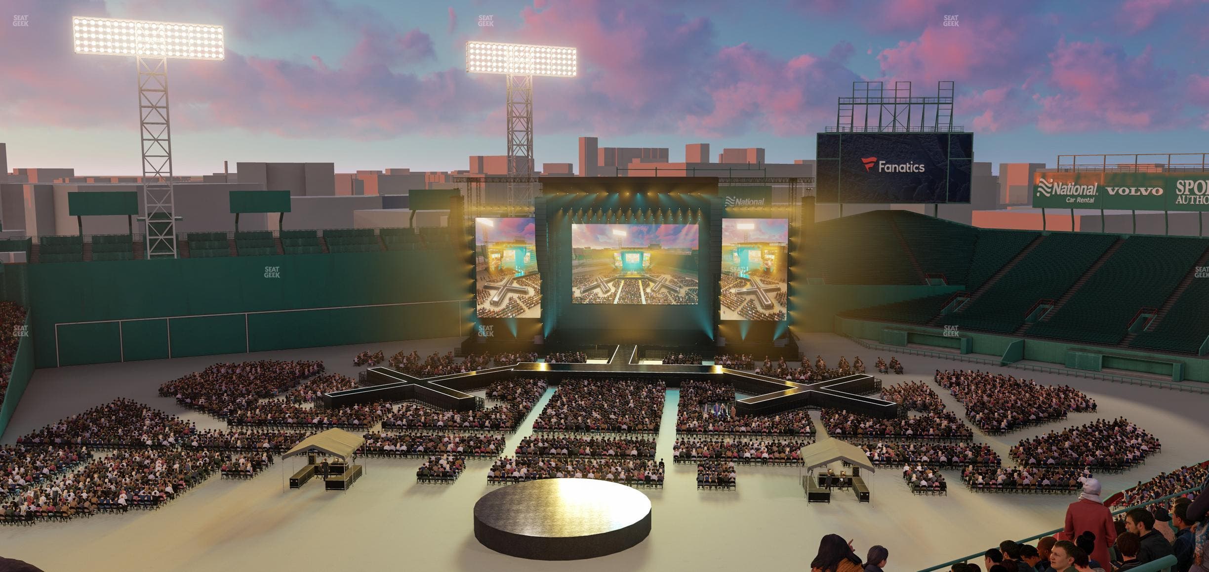 Fenway Park - Section Aura Pavilion Box 3 Seat View