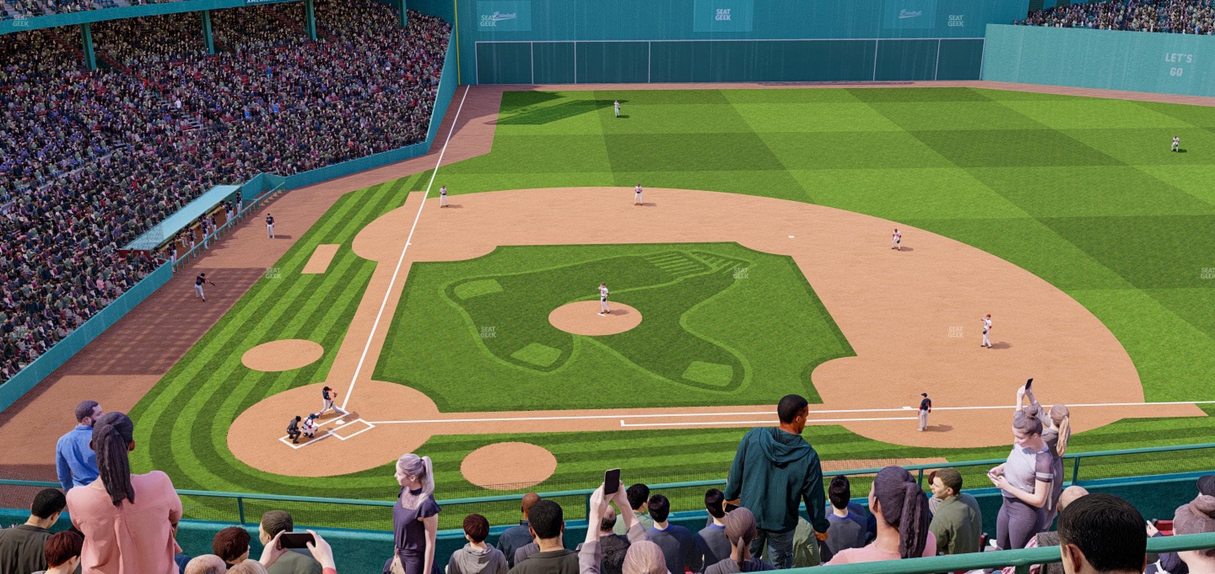 Fenway Park - Section Aura Pavilion Box 3 Seat View
