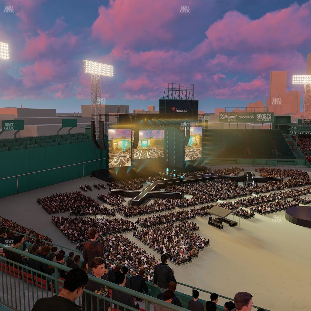Fenway Park - Section Aura Pavilion Box 4 Seat View
