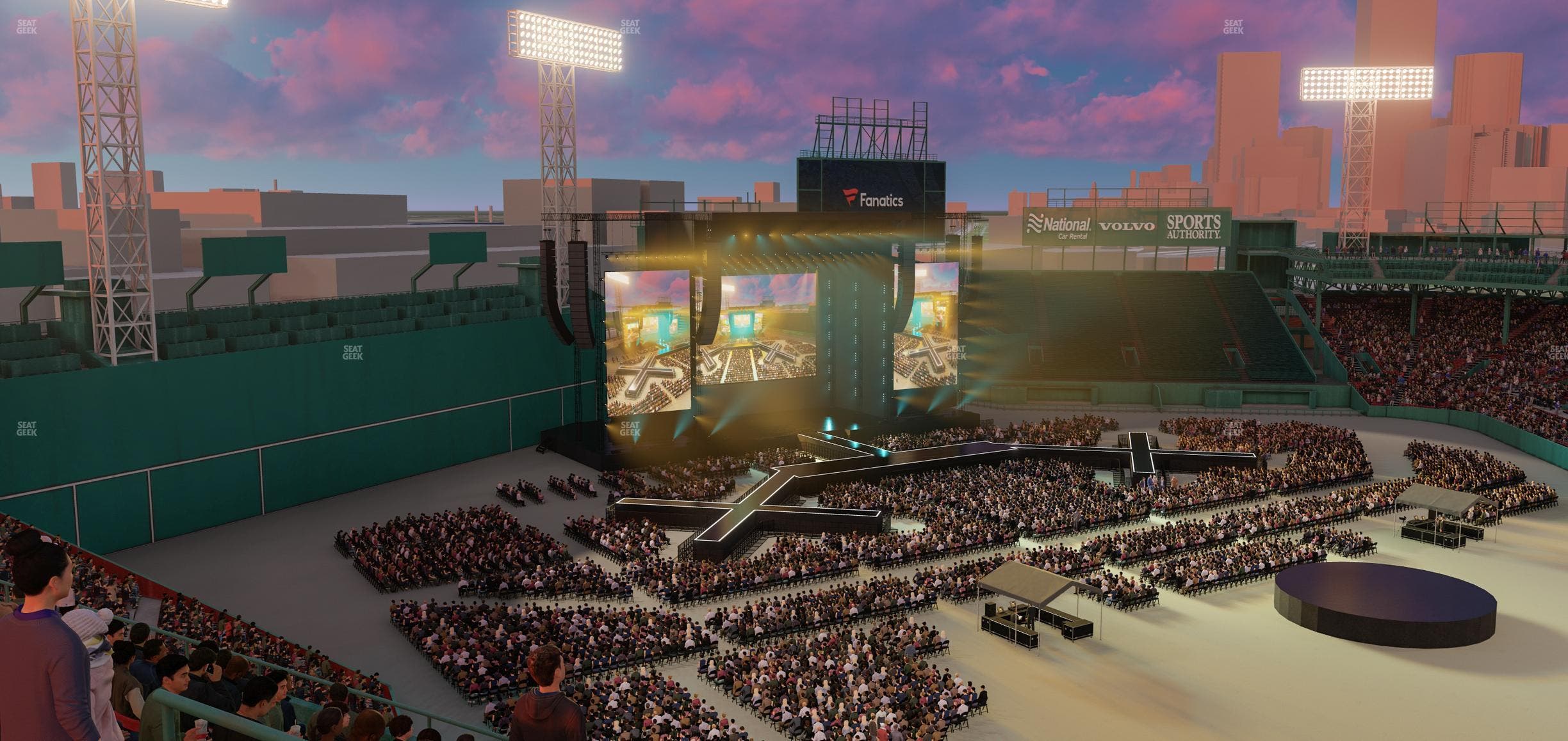 Fenway Park - Section Aura Pavilion Box 4 Seat View