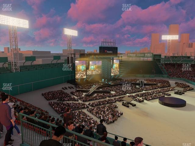 Fenway Park - Section Aura Pavilion Box 4 Seat View