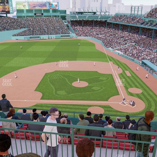 Fenway Park - Section Aura Pavilion Box 4 Seat View