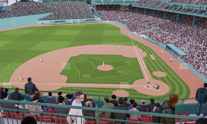 Fenway Park - Section Aura Pavilion Box 4 Seat View