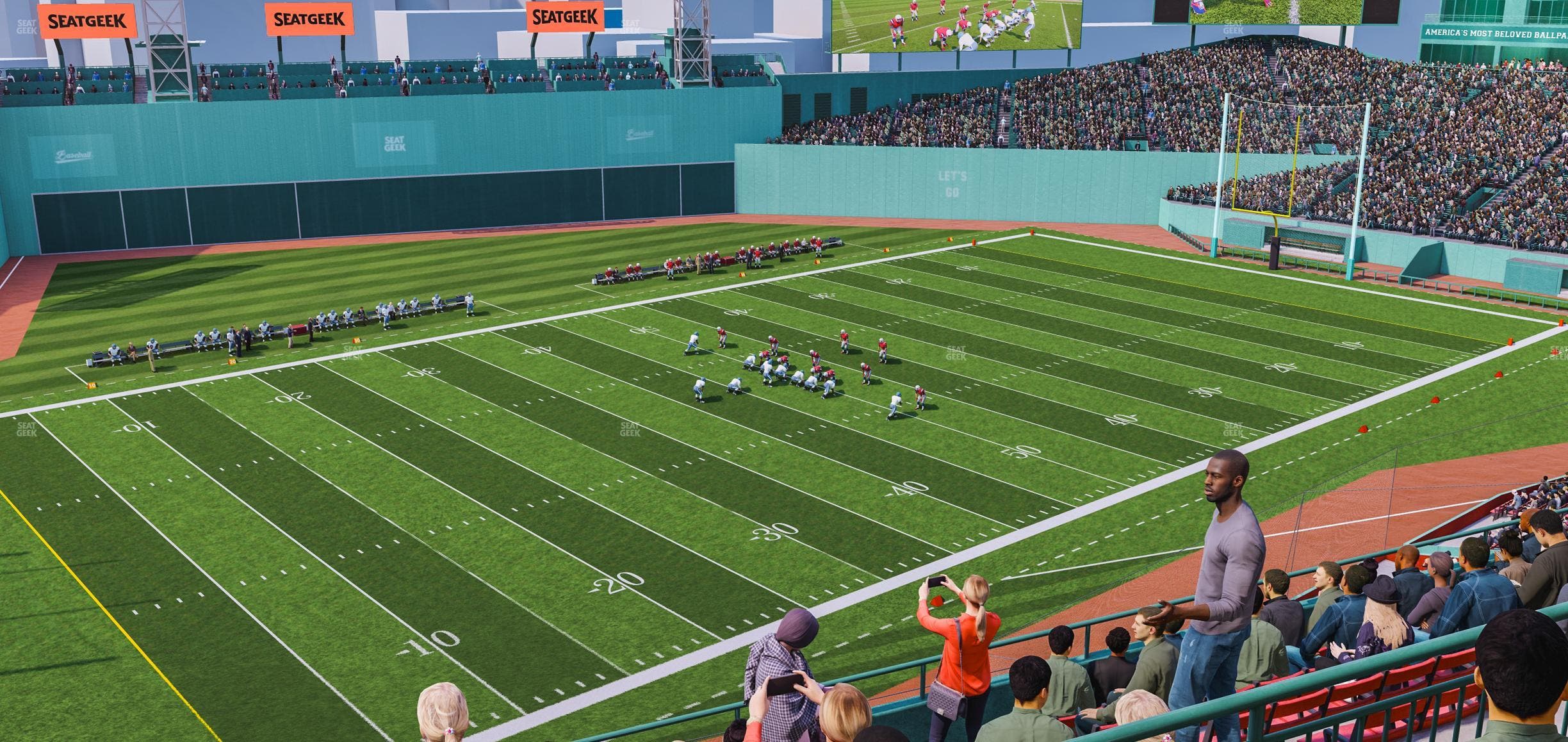 Fenway Park - Section Aura Pavilion Box 5 Seat View
