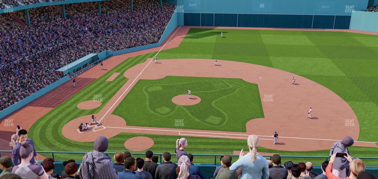 Fenway Park - Section Aura Pavilion Box 5 Seat View
