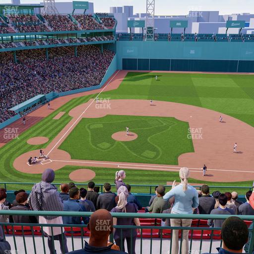 Fenway Park - Section Aura Pavilion Box 5 Seat View