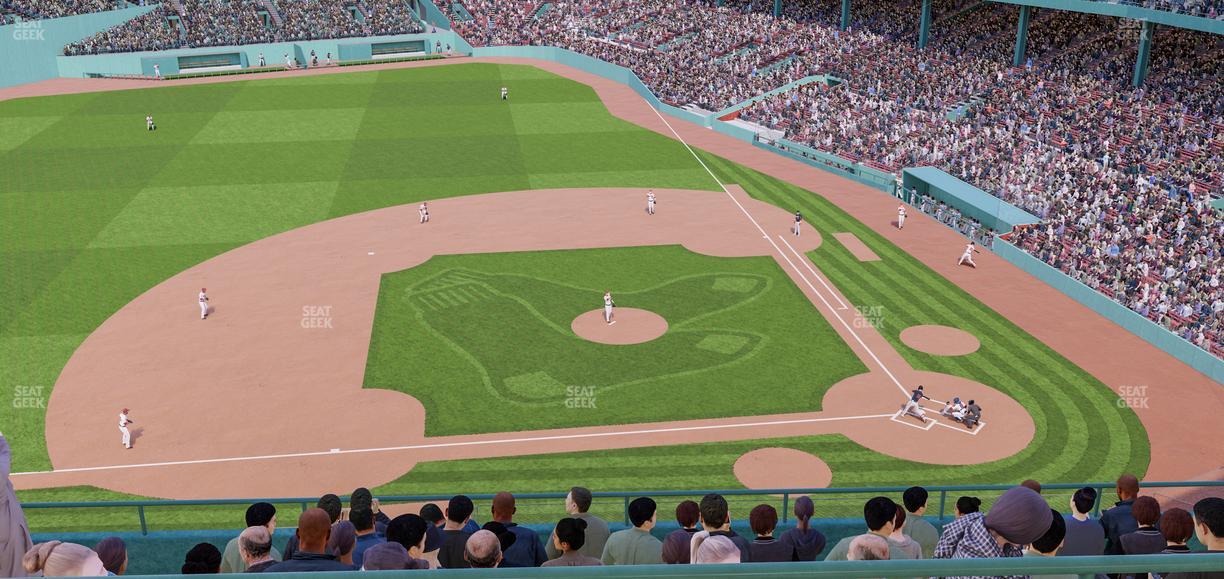 Fenway Park - Section Aura Pavilion Box 6 Seat View