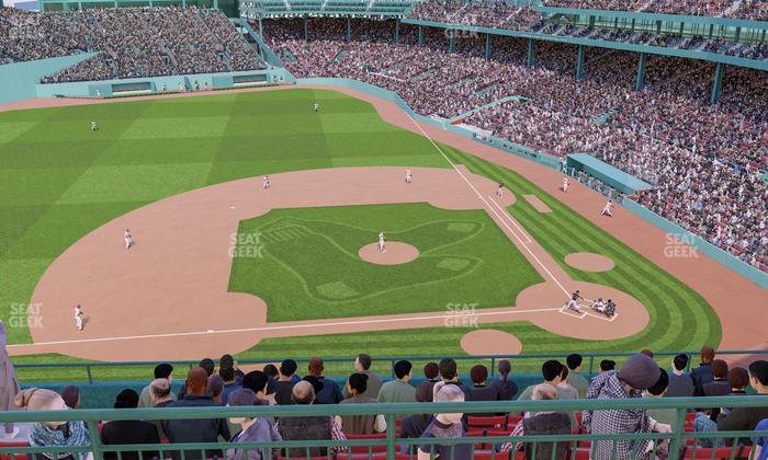 Fenway Park - Section Aura Pavilion Box 6 Seat View