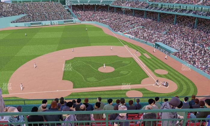 Fenway Park - Section Aura Pavilion Box 6 Seat View