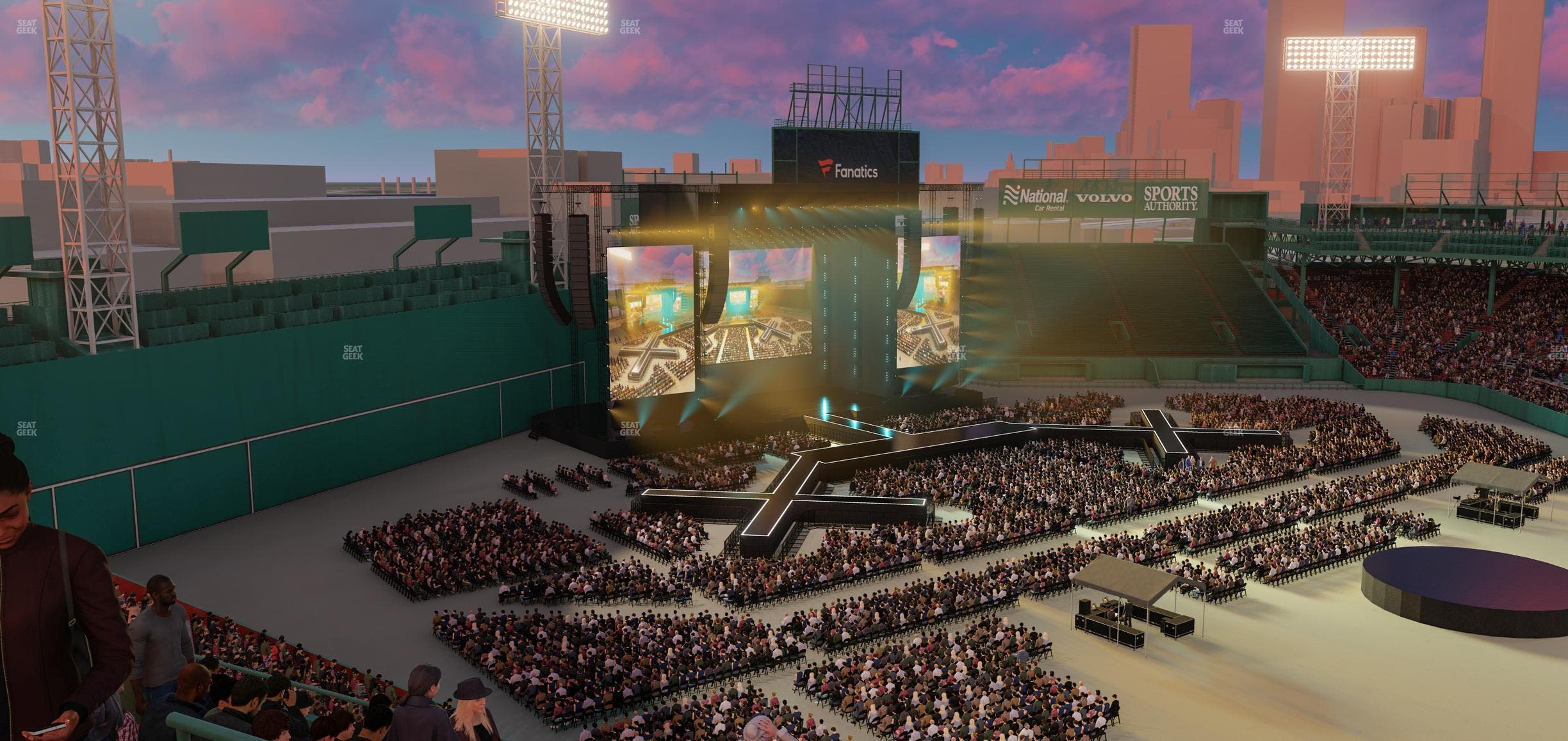 Fenway Park - Section Aura Pavilion Box 6 Seat View