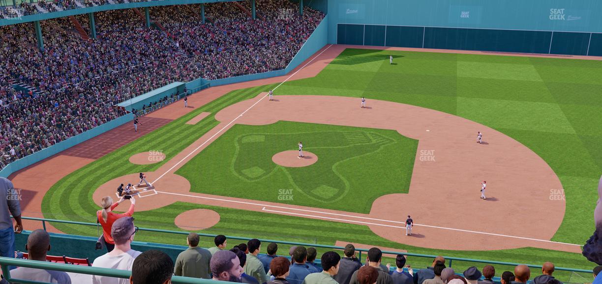 Fenway Park - Section Aura Pavilion Box 7 Seat View