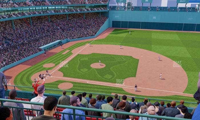 Fenway Park - Section Aura Pavilion Box 7 Seat View