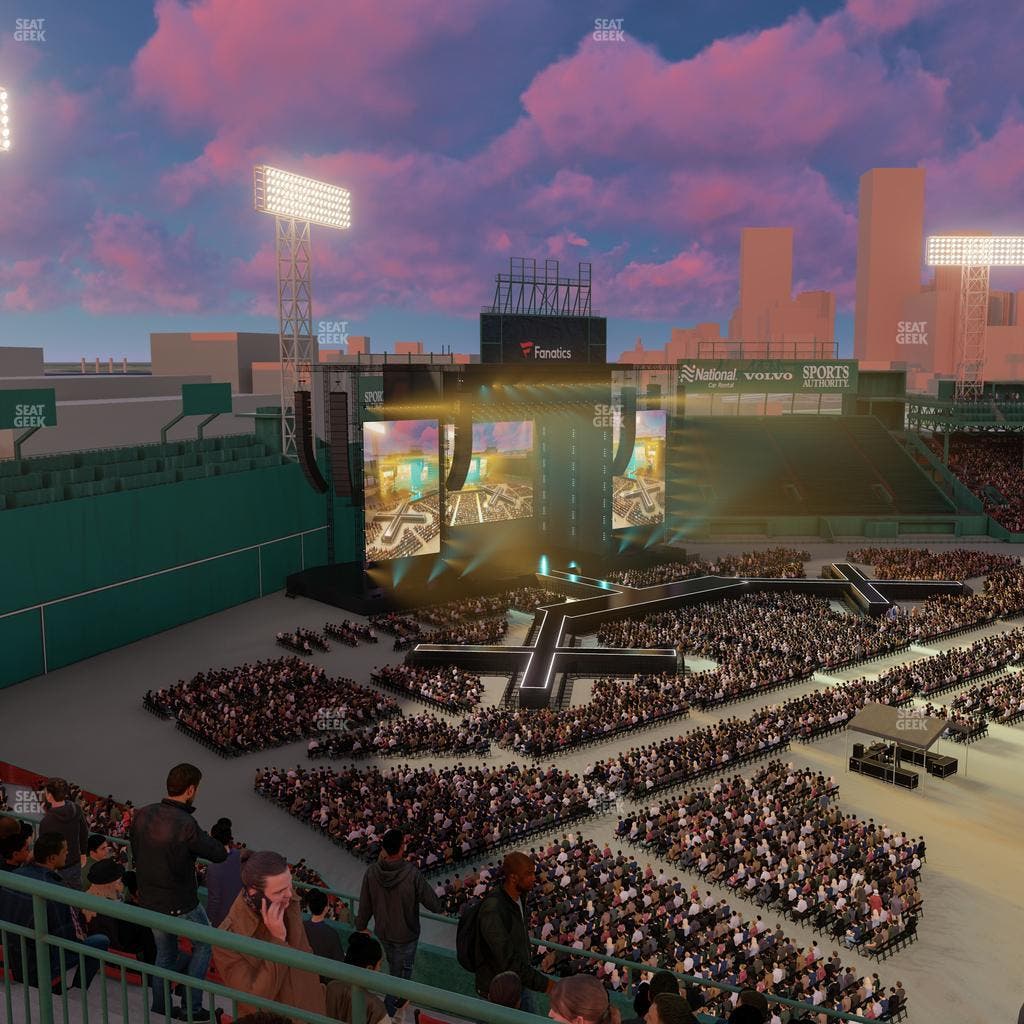 Fenway Park - Section Aura Pavilion Box 8 Seat View