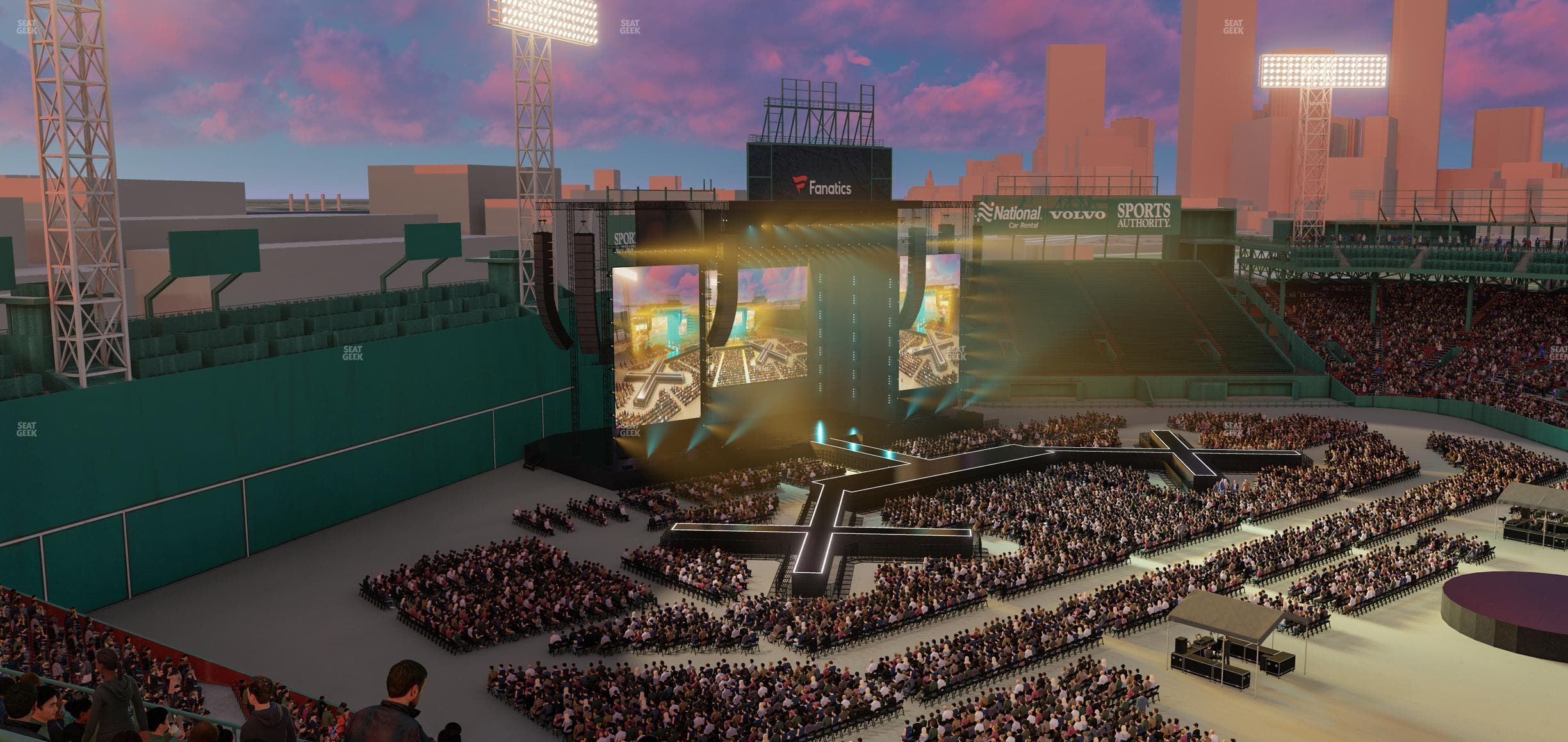 Fenway Park - Section Aura Pavilion Box 8 Seat View