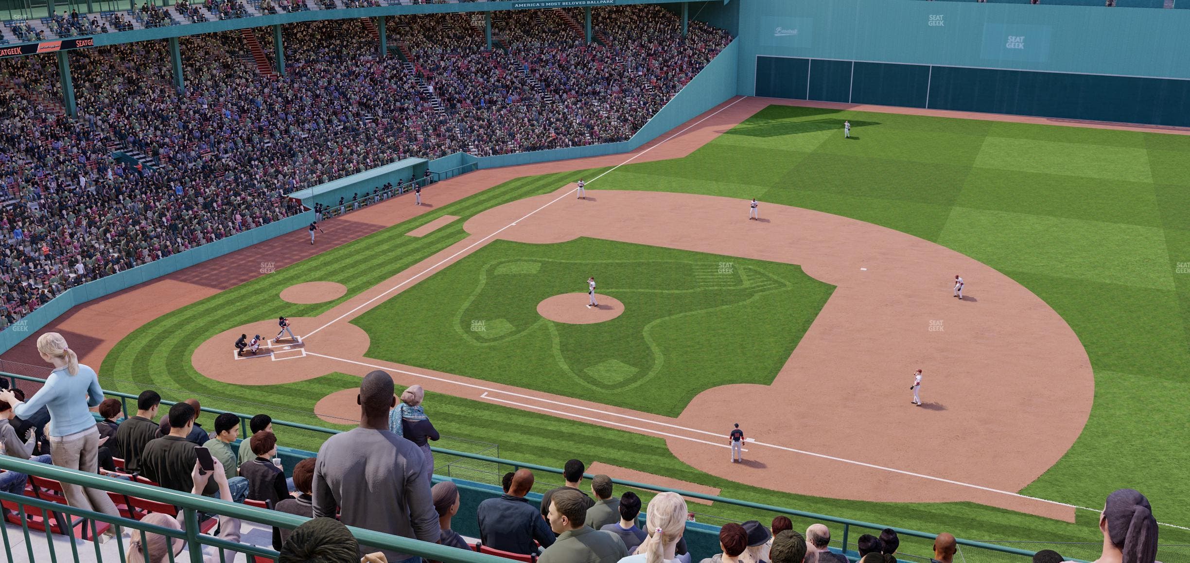 Fenway Park - Section Aura Pavilion Box 9 Seat View