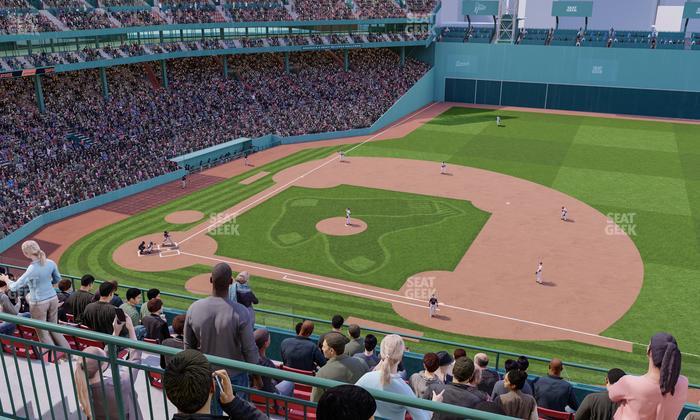 Fenway Park - Section Aura Pavilion Box 9 Seat View