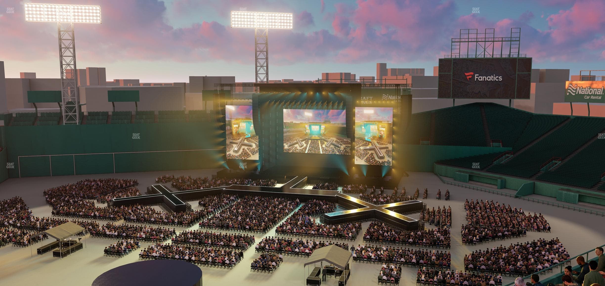 Fenway Park - Section Aura Pavilion Box 9 Seat View