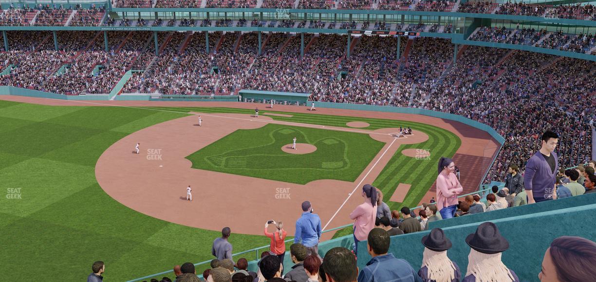 Fenway Park - Section Coke Deck Sro Seat View