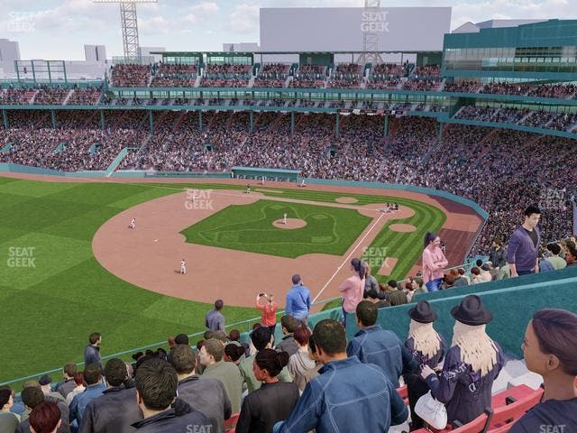 Fenway Park - Section Coke Deck Sro Seat View